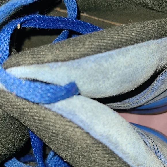 Size 4.5y- Air Jordan 5 Retro Blue Suede - Picture 6 of 7